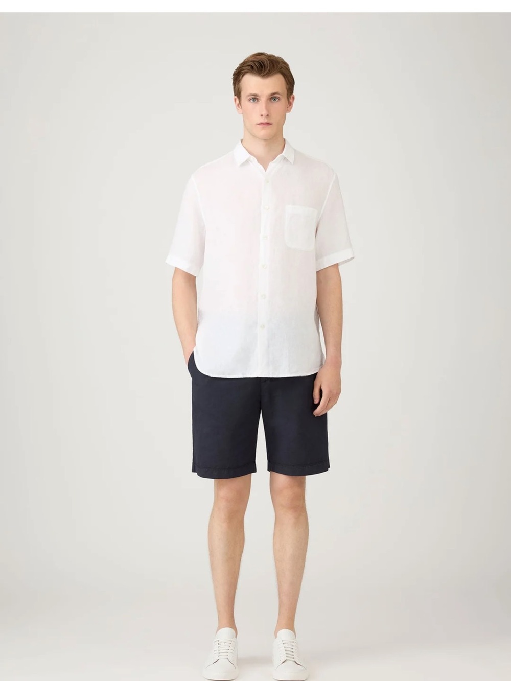 Sunspel England Chino Short blue NWOT